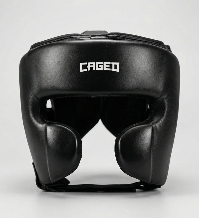 Casco de boxeo Caged 'X' Series – Negro