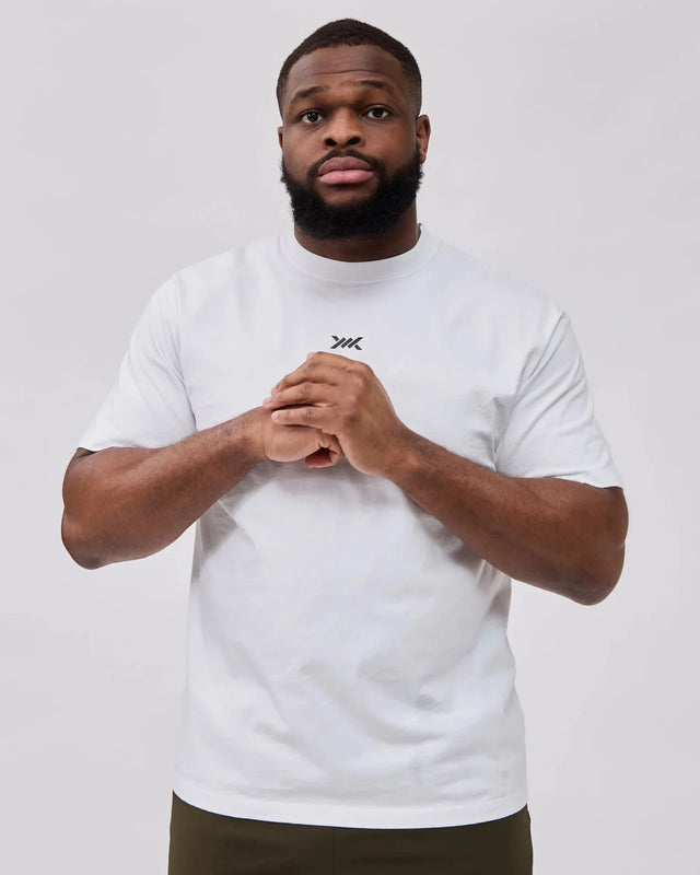 Caged Classic T-Shirt – Blanc
