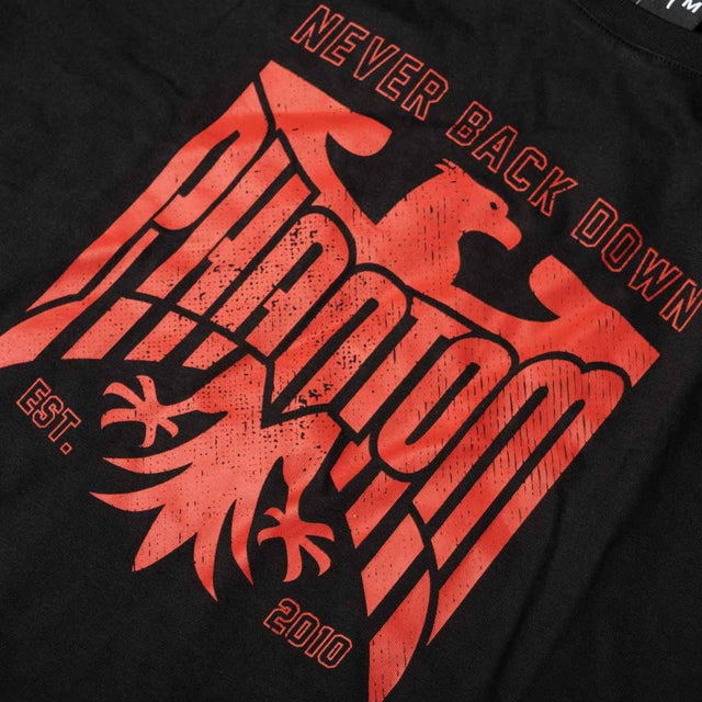 Phantom Athletics T-shirt Germany Never Back Down – Svart/Röd