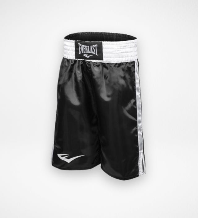Calções de boxe Everlast – Preto/Branco