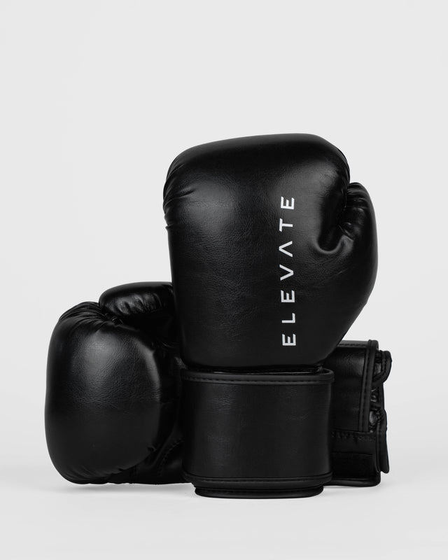 Mănuși de box Elevate Prime – Copii – Negru/Alb