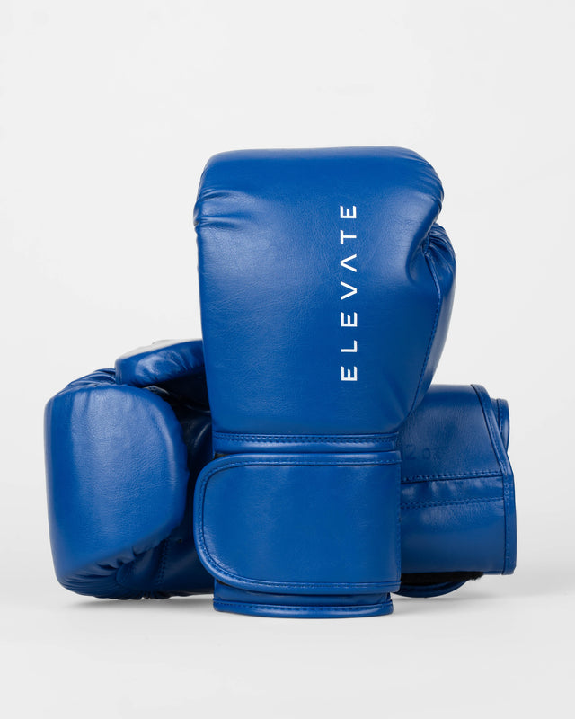 Luvas de boxe Elevate Prime – Azul/Branco