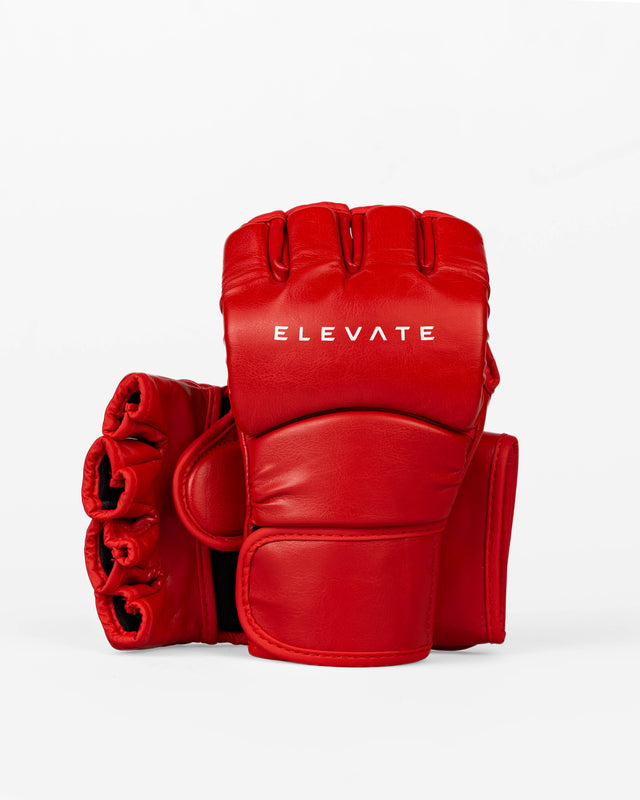MMA rukavice Elevate Prime – Červené/Bílé