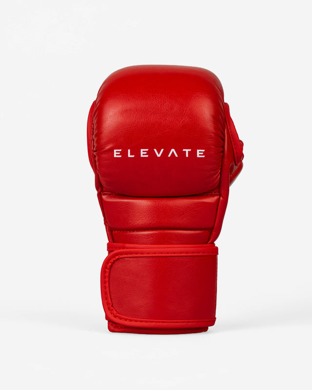 MMA sparingové rukavice Elevate Prime – Červené/Bílé