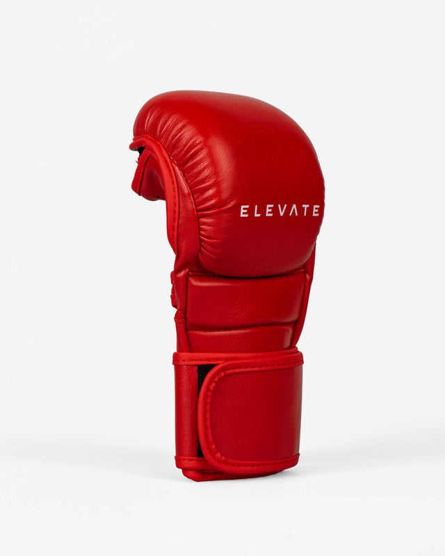 MMA sparingové rukavice Elevate Prime – Červené/Bílé