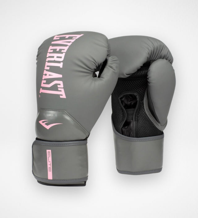 Everlast Boxningshandskar Elite2 – Grå/Rosa