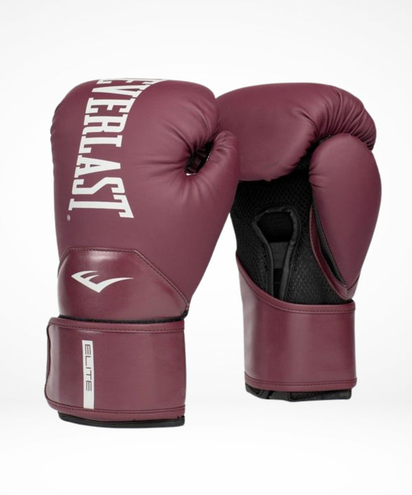 Luvas de boxe Everlast Elite 2 – Bordeaux Vermelho
