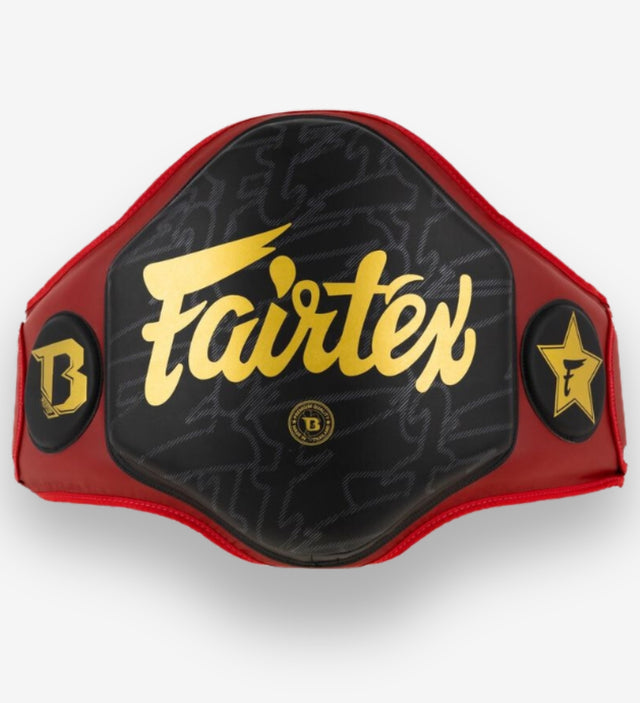 Protège-ventre Fairtex FXB – Rouge/Noir/Or