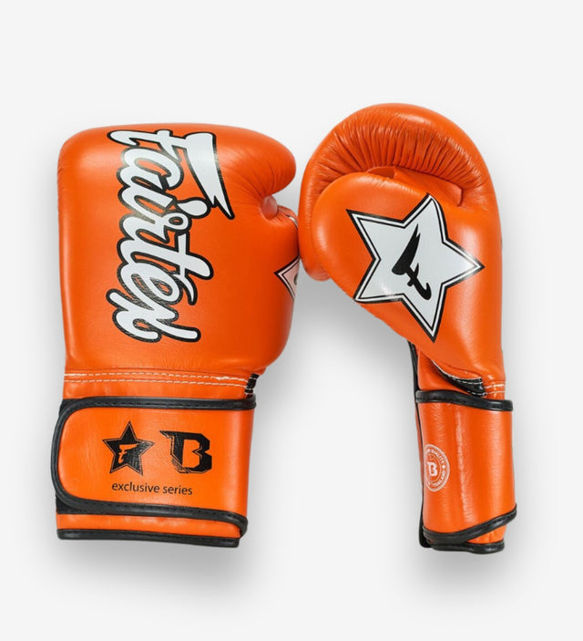 Boxerské rukavice Fairtex FXB – Oranžové