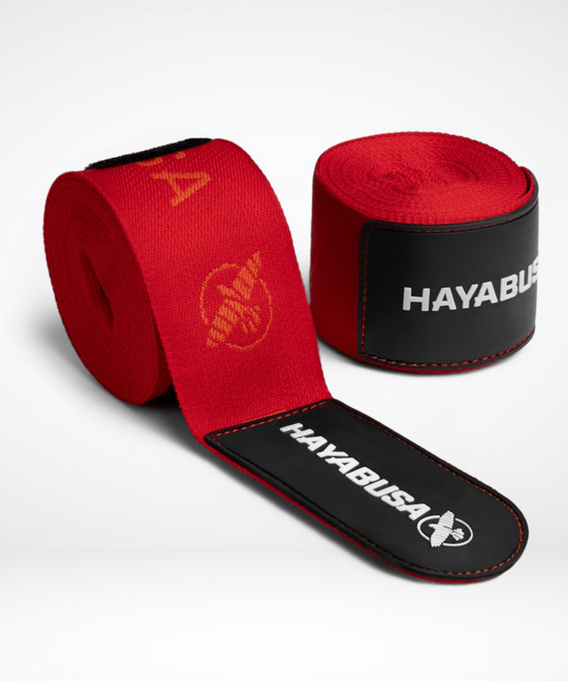 Bandes de boxe Hayabusa Deluxe – Rouge