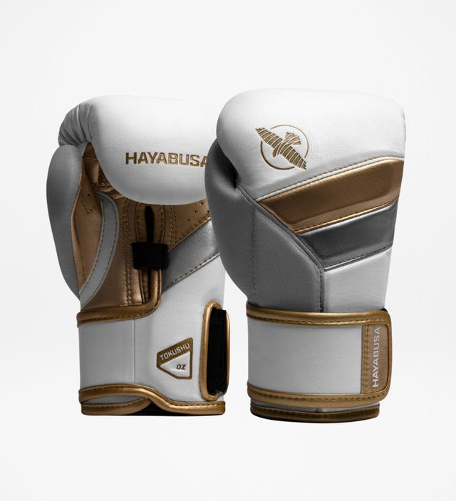 Hayabusa Boxningshandskar T3 Barn – Vit/Guld