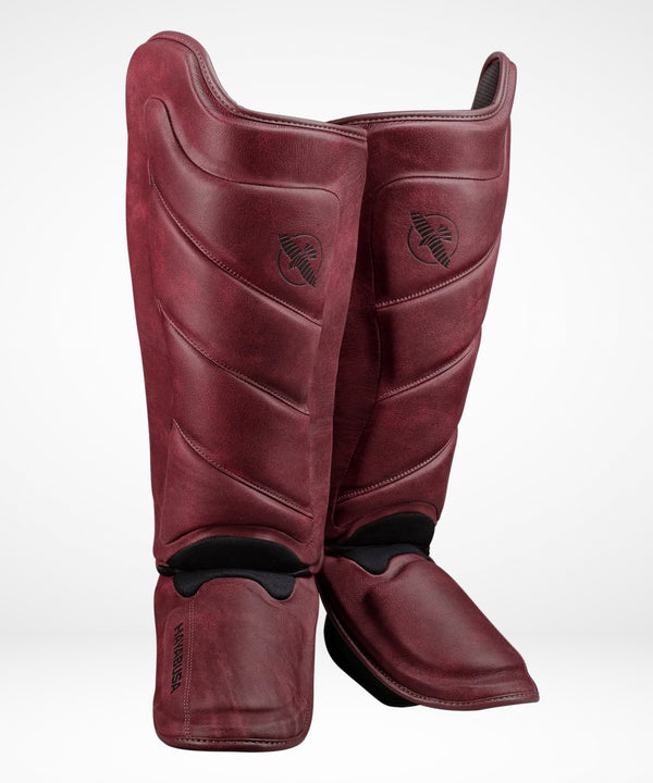 Espinilleras Hayabusa T3 LX – Rojo Burdeos
