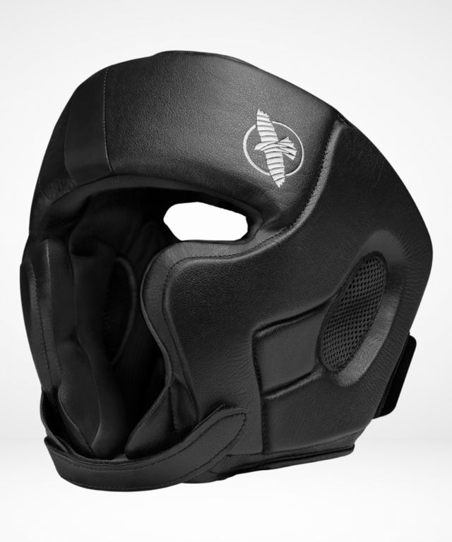 Casque de boxe Hayabusa T3 avec protection des pommettes – Noir