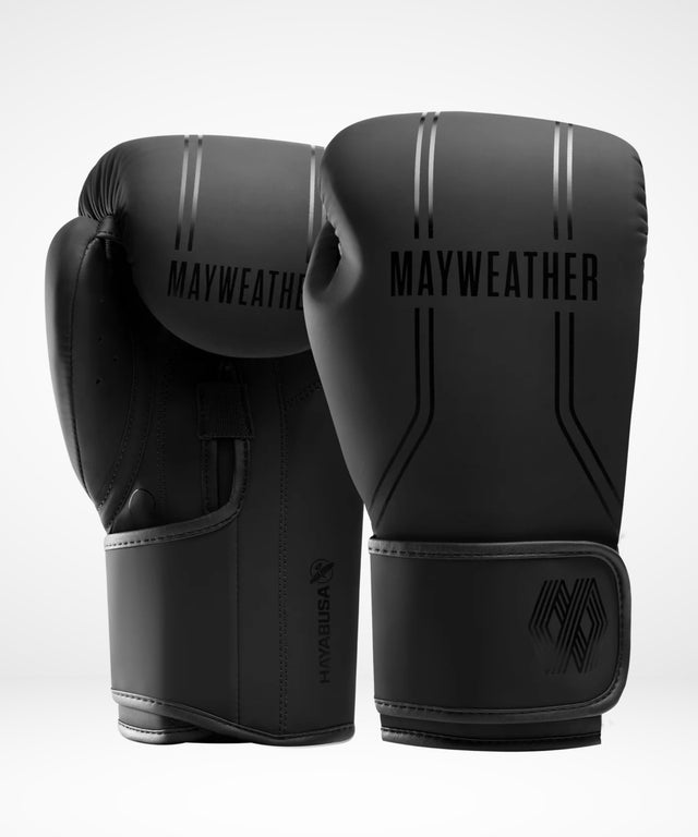 Rękawice bokserskie Hayabusa x Mayweather Contender – Czarne/Czarne