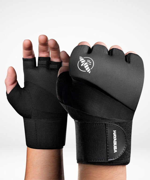 Hayabusa Inderhandsker Elite Quick Wraps - Sort
