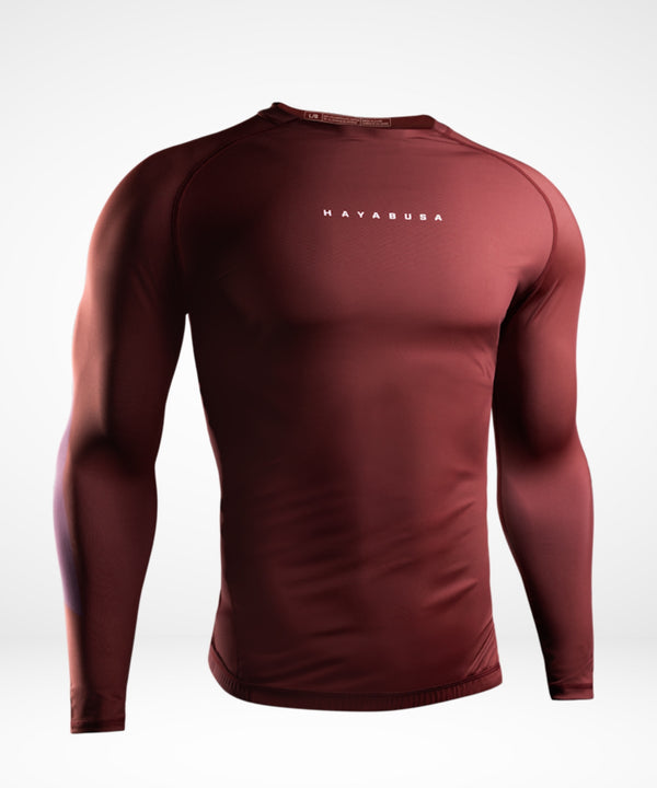 Hayabusa Rashguard Core Långa ärmar – Röd