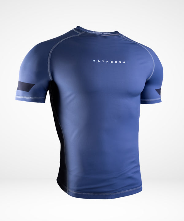 Hayabusa Rashguard Core Korta Ärmar – Blå