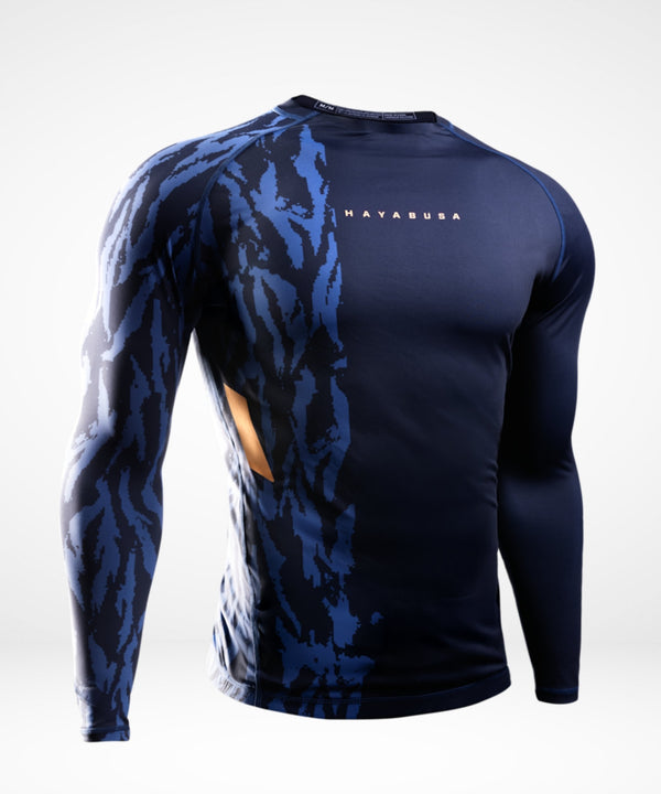 Rashguard Hayabusa Apex Maniche Lunghe – Blu Scuro