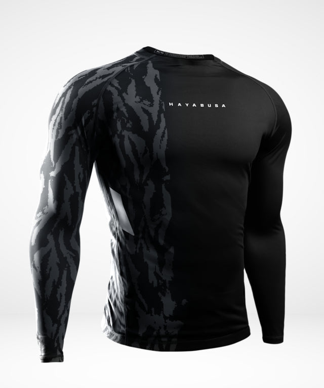 Hayabusa Rashguard Apex Långärmad – Kolsvart