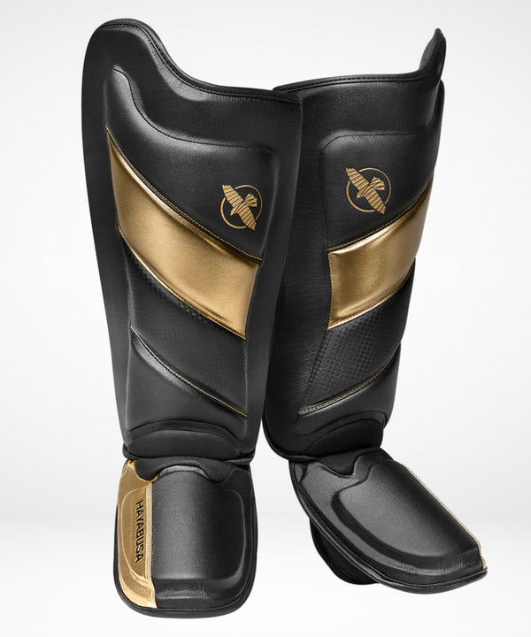 Hayabusa Shin Guards T3 – Black/Gold