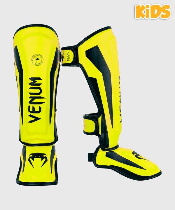 Chrániče holení Venum Elite – Neonově žluté (dětské)