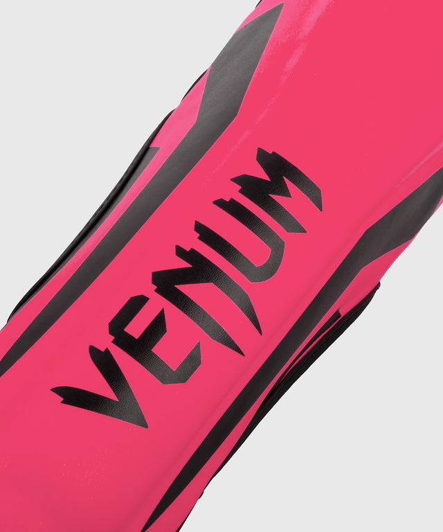 Paratibie da kickboxing Venum Elite – Bambini Neon Rosa