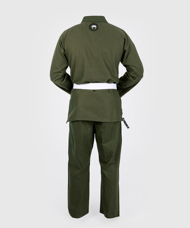 Kimono BJJ Venum First - Verde cachi - con cintura bianca inclusa