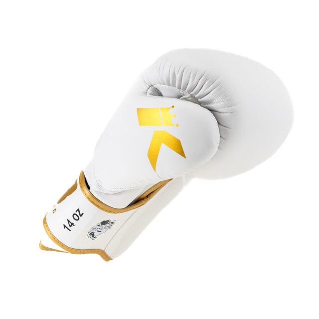 Luvas de boxe King Pro Boxing BGK – Branco/Ouro