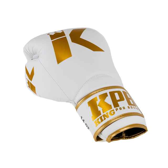 Luvas de boxe King Pro Boxing BGK – Branco/Ouro