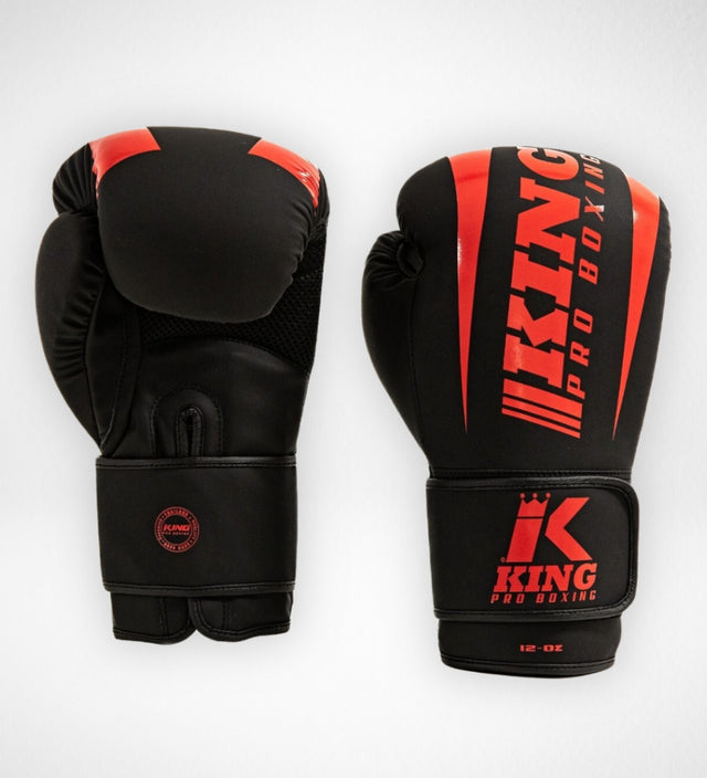 Guantoni da boxe King Pro Boxing Revo – Nero/Rosso