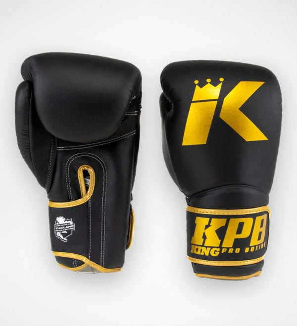Luvas de boxe King Pro Boxing BGK – Preto/Ouro