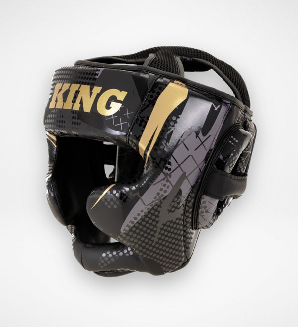 Kask bokserski King Pro Boxing KPB/HG Shogun – Czarny/Złoty