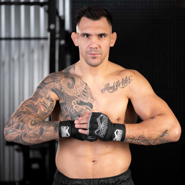 Vendas de boxeo Phantom Athletics Impact Gel – Negro