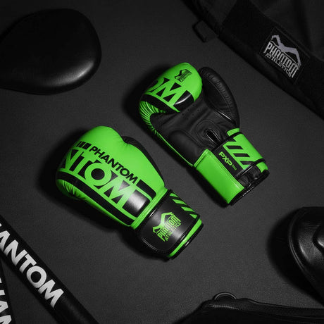 Luvas de boxe Phantom Athletics APEX – Verde Neon