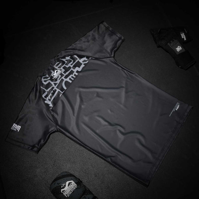 Rashguard Phantom Athletics Groundgame – Černá/Šedá