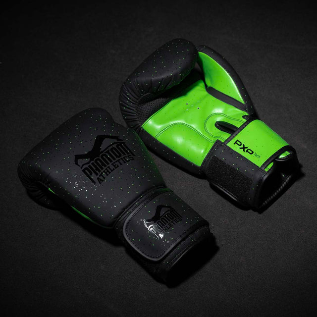 Phantom Athletics Bokshandschoenen Galaxy - Zwart/Neon Groen