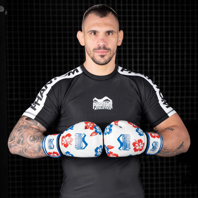 Gants de boxe Phantom Athletics Hawaii – Blanc/Bleu/Rouge