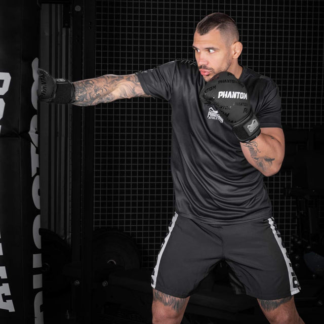 Phantom Athletics Boksehandsker Velcro - Sort/Hvid