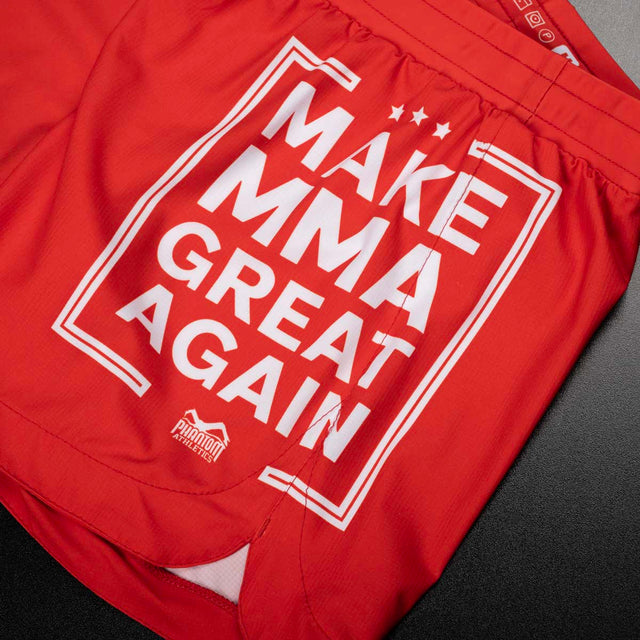 Phantom Athletics MMA-shorts Fusion-R Make MMA Great Again - Rød