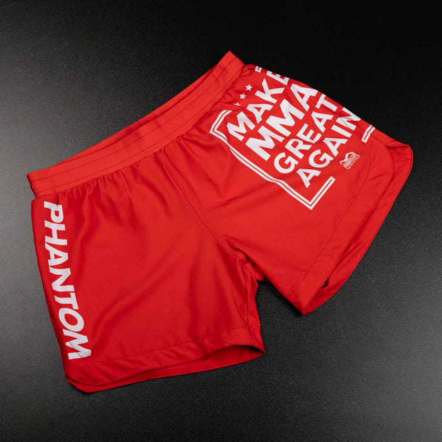 Phantom Athletics MMA-shorts Fusion-R Make MMA Great Again - Rød