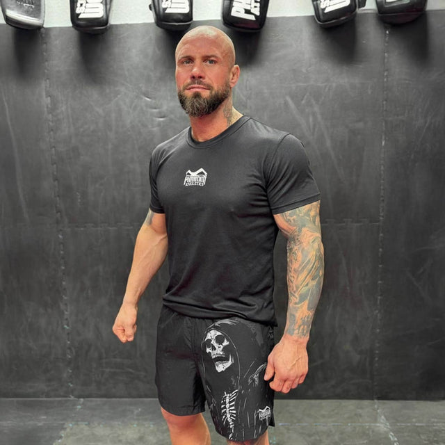 Shorts de MMA Phantom Athletics Fusion-R The Hollow – Noir/Gris