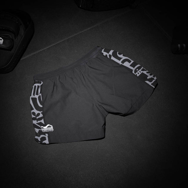 Pantaloncini MMA Phantom Athletics Fusion-R Groundgame – Nero/Grigio