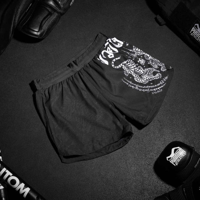 Spodenki Muay Thai Phantom Athletics Fusion – Czarne