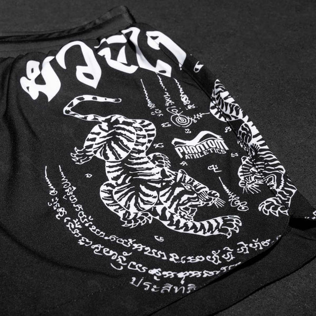 Spodenki Muay Thai Phantom Athletics Fusion – Czarne