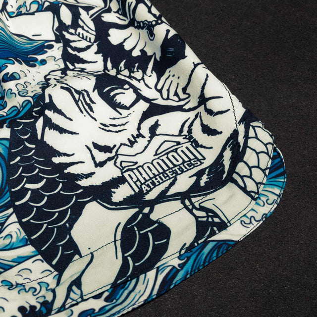 Phantom Athletics MMA-shorts Fusion Tsunami – Blå