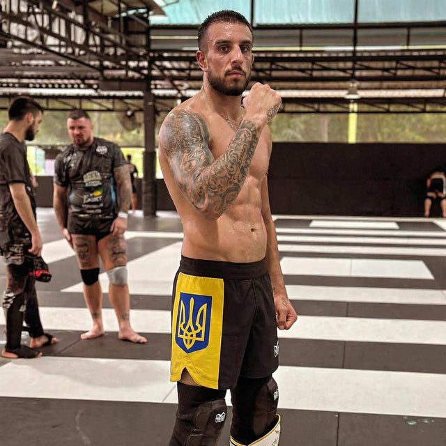 Phantom Athletics MMA-shorts Fusion-R Team Ukraine - Blå/Gul
