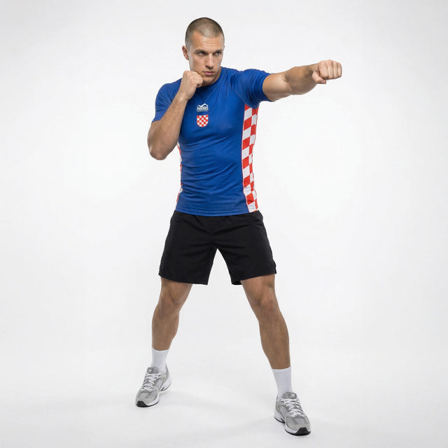 Phantom Athletics Rashguard Team Croatia – Modrý