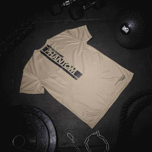 Tricou antrenament Phantom Athletics EVO Apex – Bej