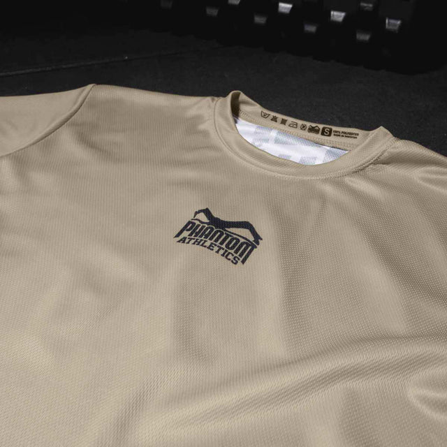 Tricou antrenament Phantom Athletics EVO Apex – Bej
