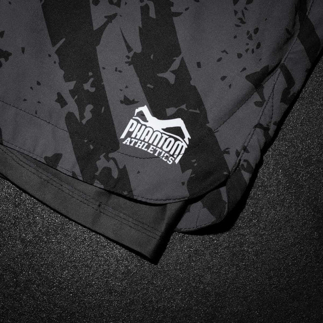 Calções de MMA Phantom Athletics Fusion 2in1 Camo Tiger – Cinzento